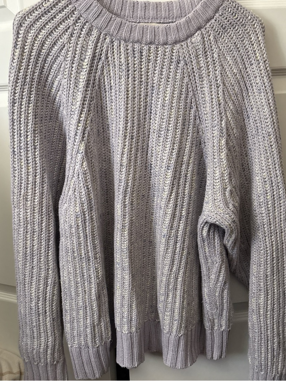 Universal Thread Light Lavender Ribbed Knit Sweater - Picture 1 of 5